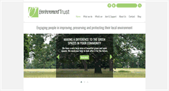 Desktop Screenshot of environmenttrust.co.uk